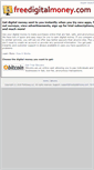 Mobile Screenshot of freedigitalmoney.com